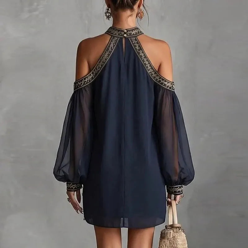 Evangeline Halter Mini Dress