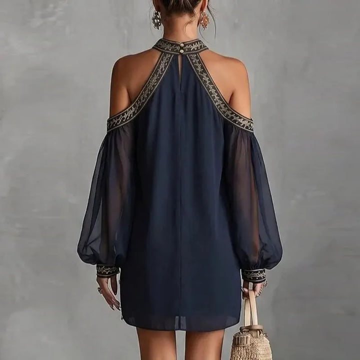 Evangeline Halter Mini Dress