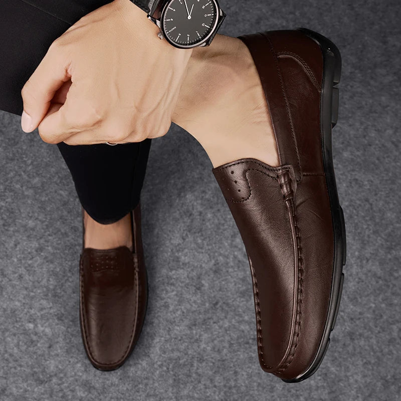 Mexican Classic Leather Loafers