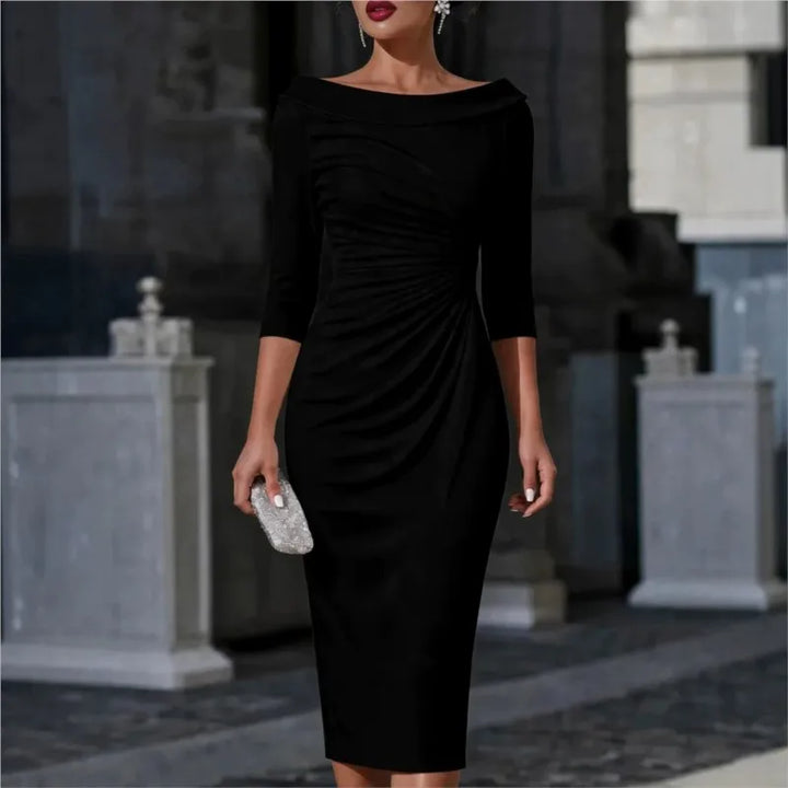 Amelie Ruched Sheath Dress