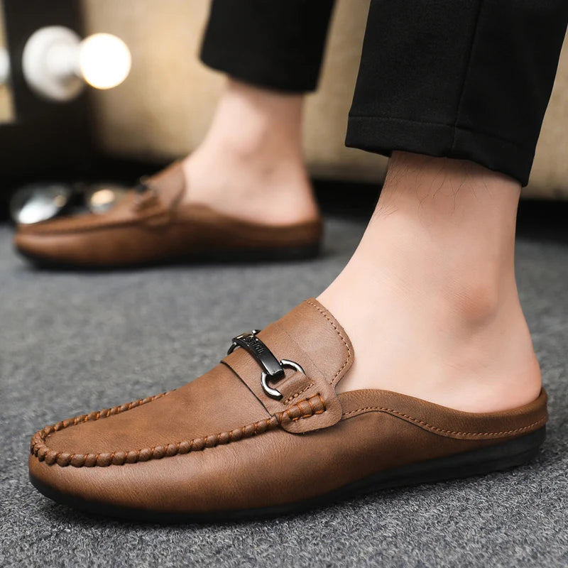 Keller Italian Leather Summer Mule