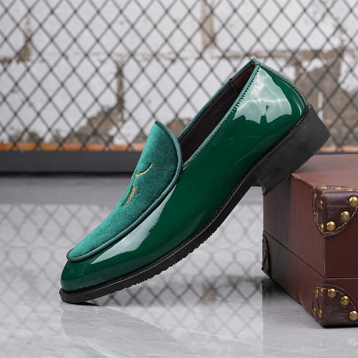 Cassian Metallic Embroidered Loafers