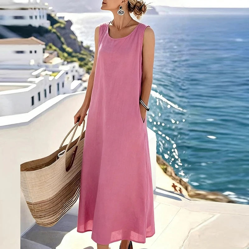 Kendall Elegant Sleeveless Maxi Dress