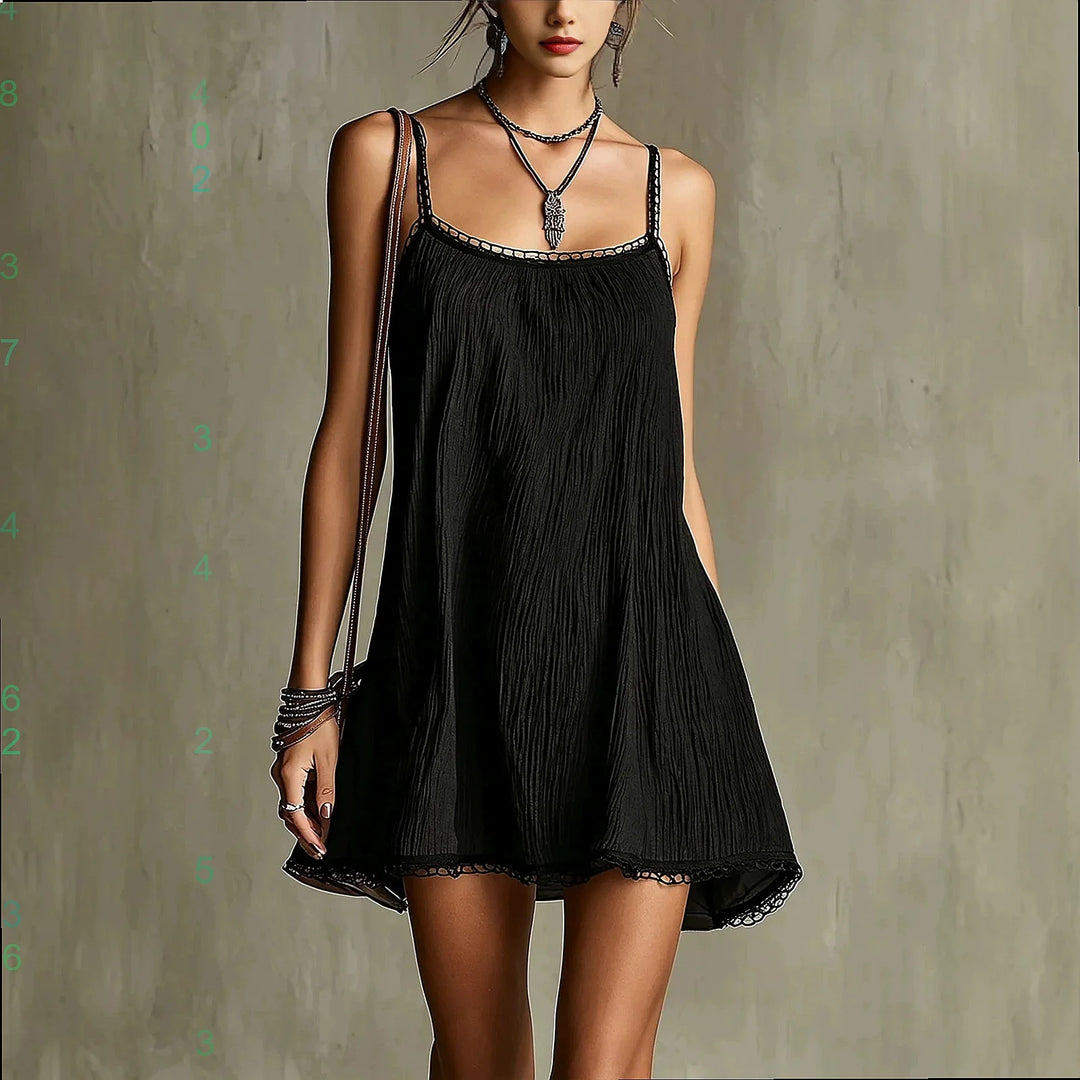Chloe Sleeveless Swing Mini Dress
