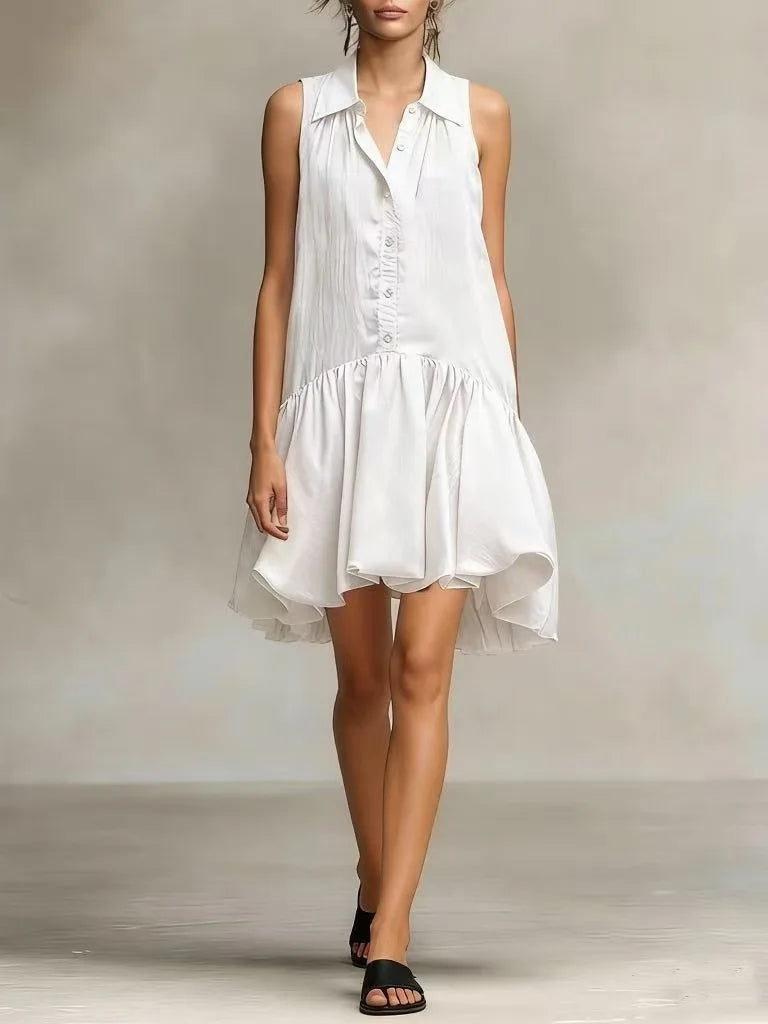 Sienna Breathable Shirt Mini Dress