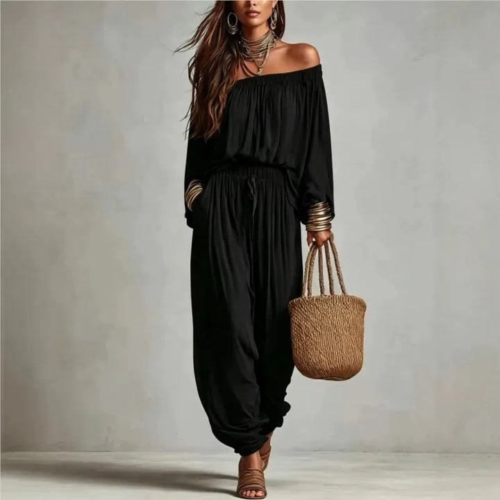Maribel Off Shoulder Harem Set
