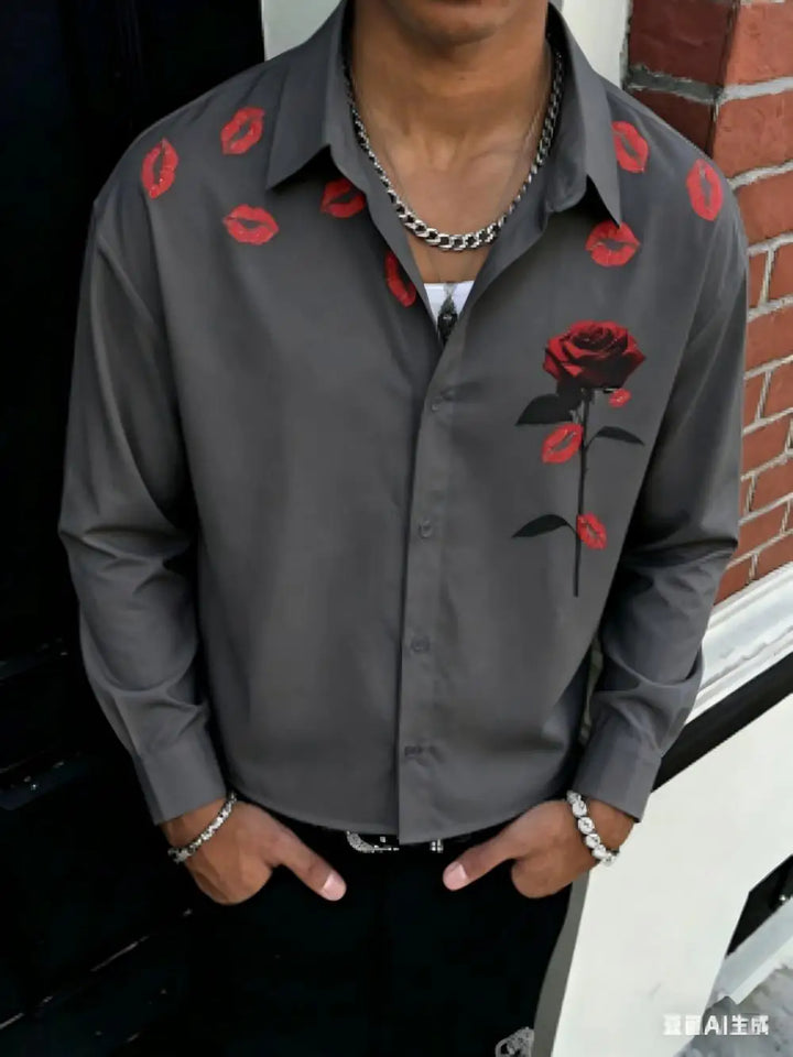 Hudson Graphic Button Front Shirt