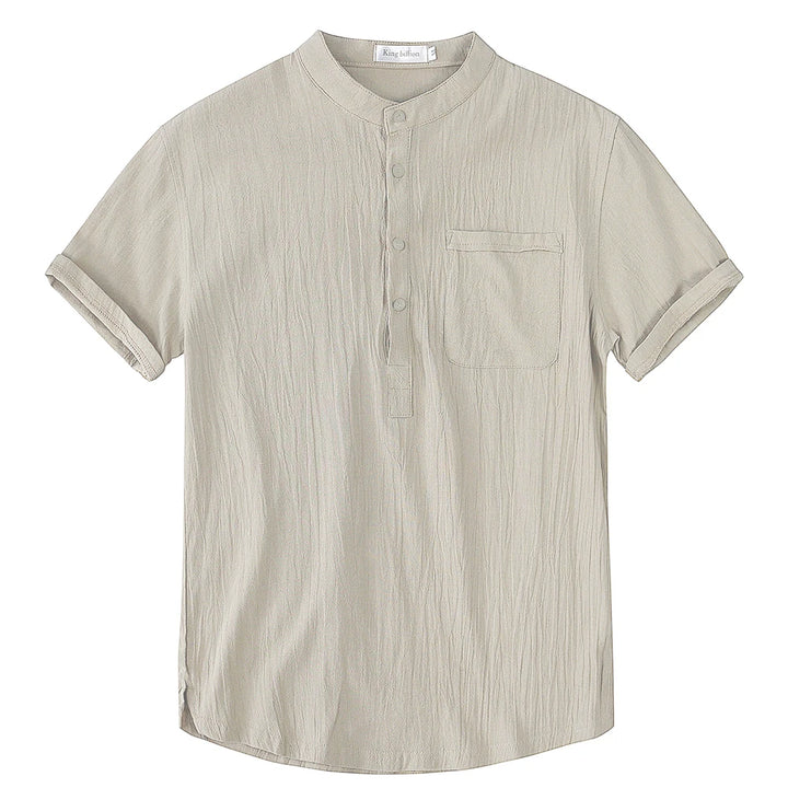 Caleb Short Sleeve Henley Shirt