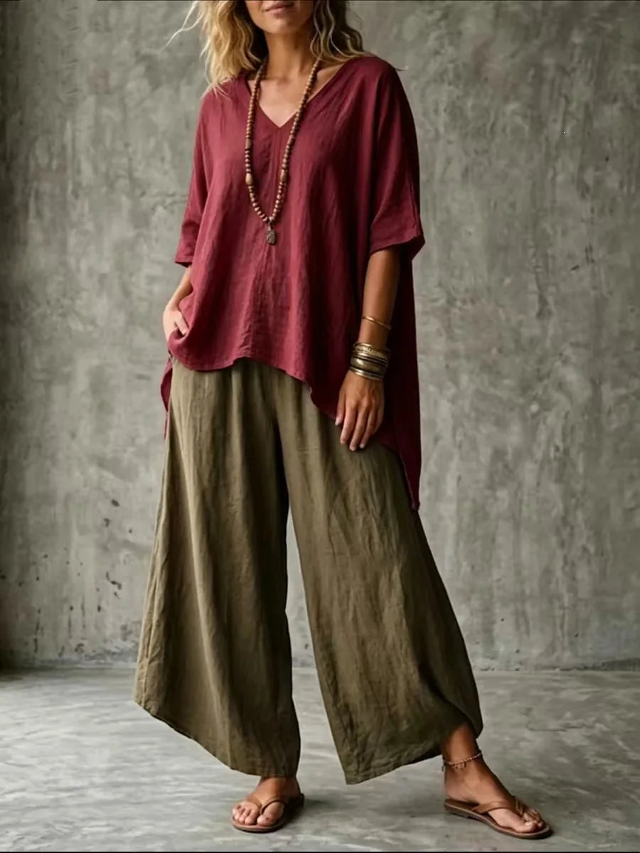 Noelle Linen Blend Co-Ord Set