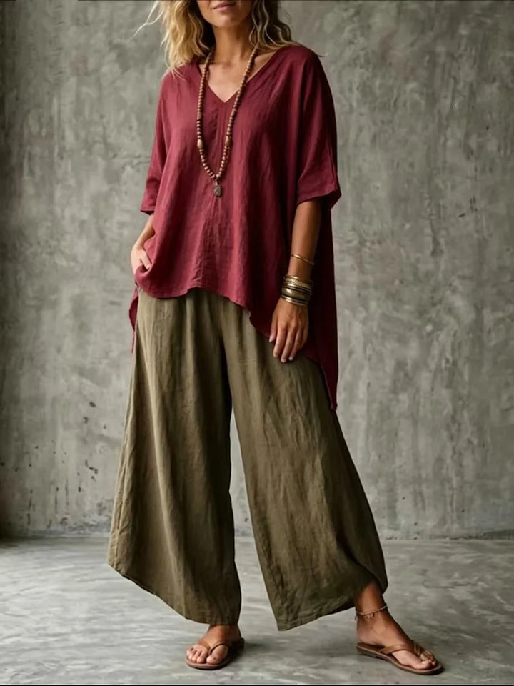Noelle Linen Blend Co-Ord Set