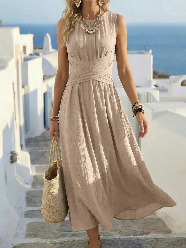 Marielle Ruched Waist Maxi Dress