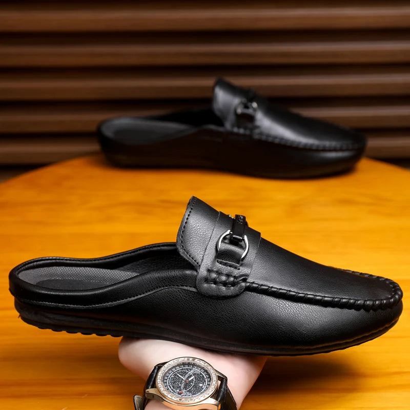 Keller Italian Leather Summer Mule