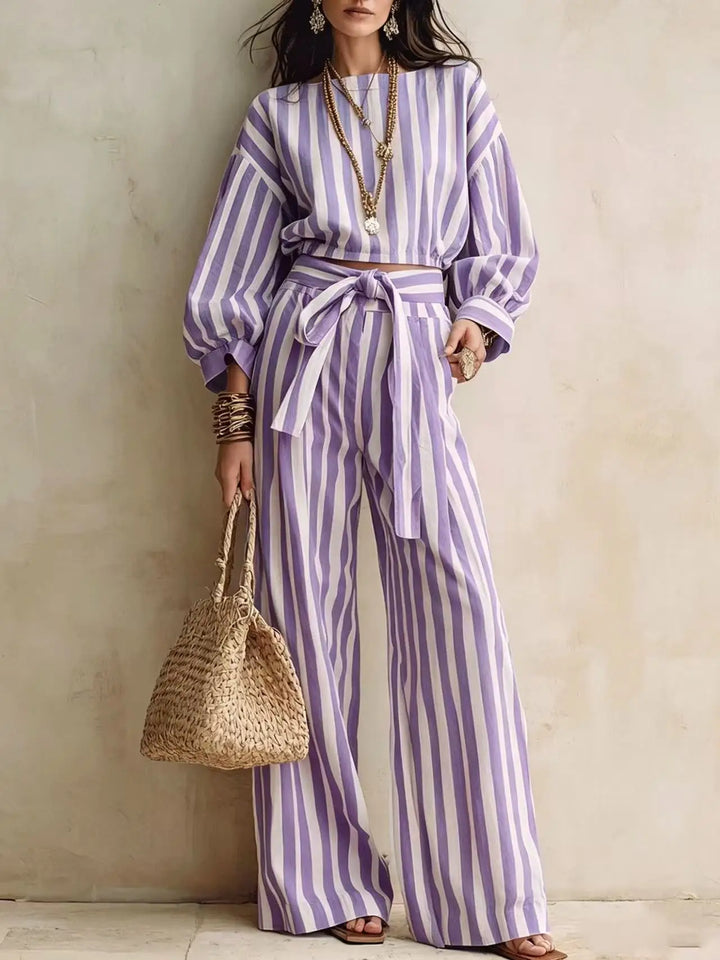 Rosalie Striped Matching Set