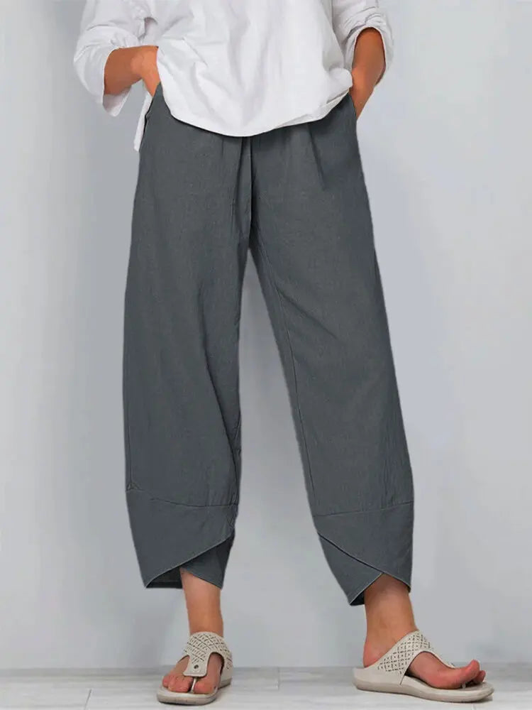 Giana Cotton Linen Harem Pants