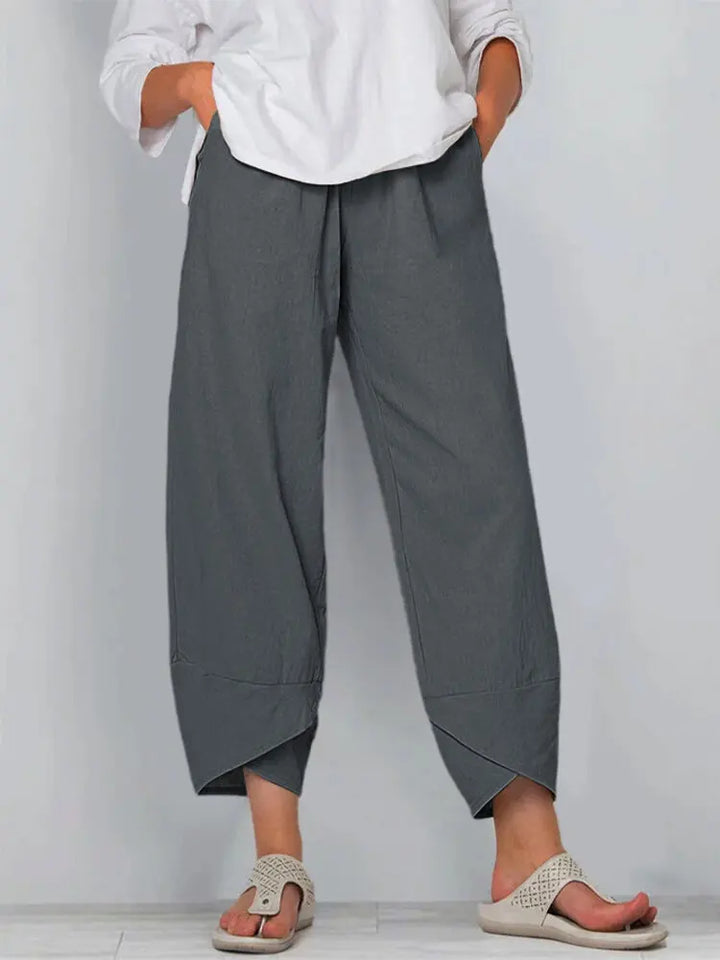 Giana Cotton Linen Harem Pants