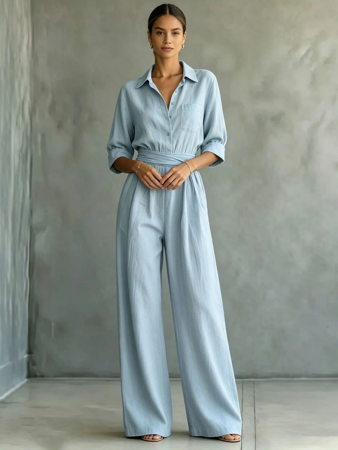 Margot Casual Wide Leg Jumpsuit
