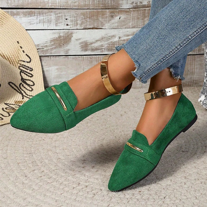Amber Orthopedic Pointed Loafers