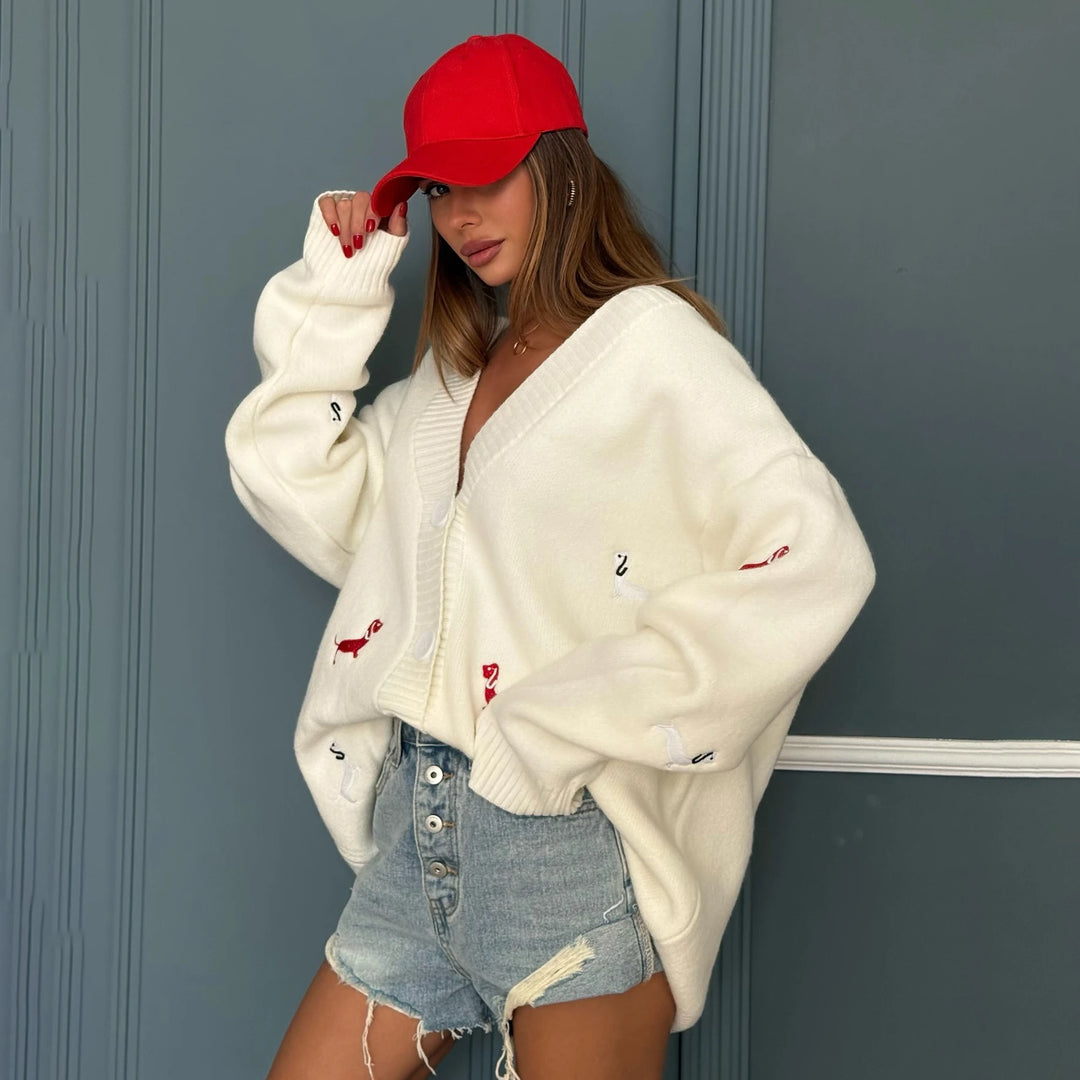Louisa Oversized Button Cardigan