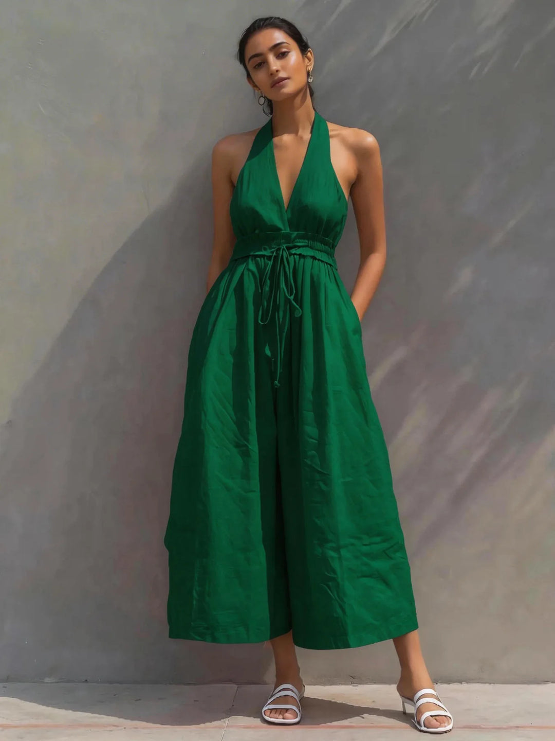 Jessica Halter Neck Jumpsuit