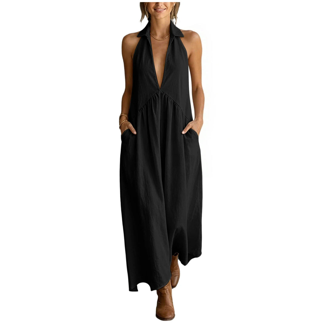 Seraphina Casual Pocket Maxi Dress