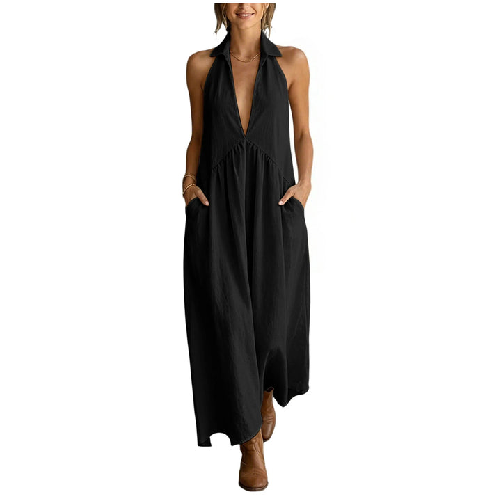 Seraphina Casual Pocket Maxi Dress