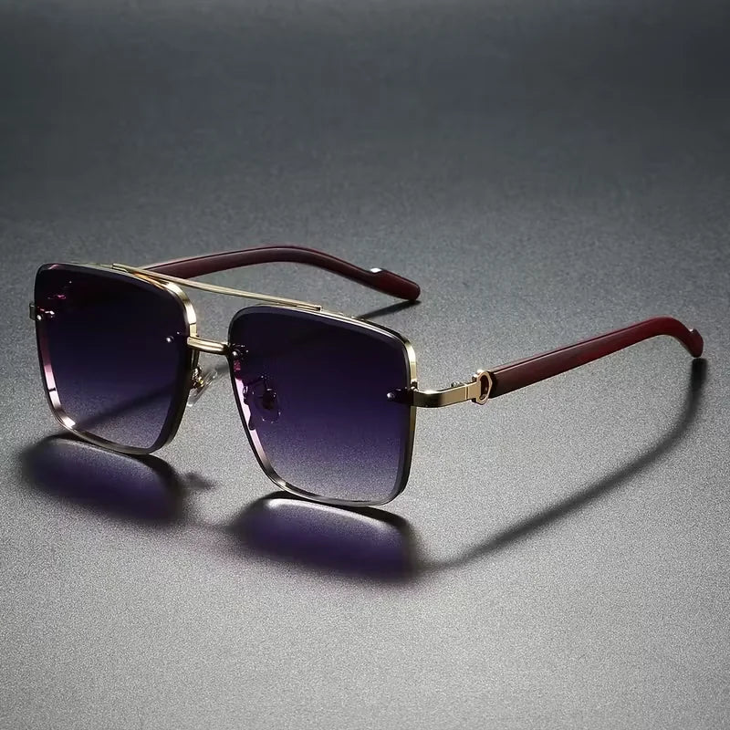 Grayson Vintage Pilot Square Sunglasses