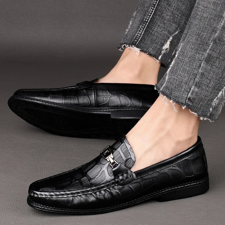 Colter Slip On Leather Moccasins