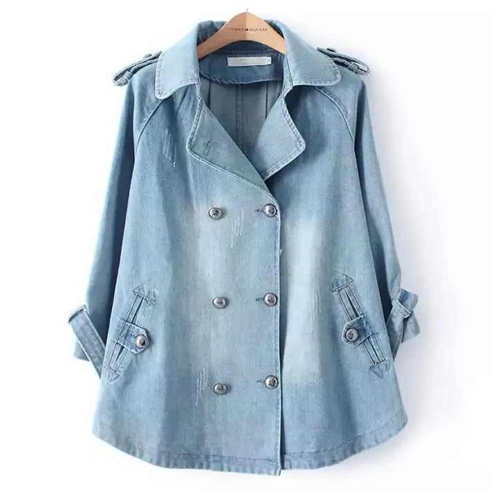Darby Denim Cape Jacket