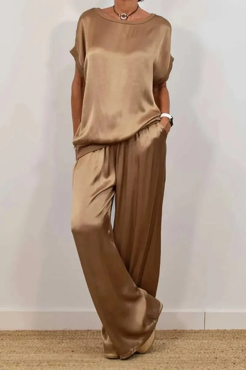 Amelie Silky Lounge Set