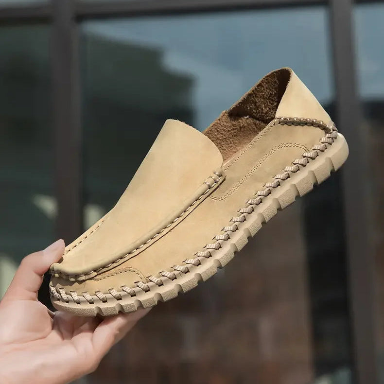 Emerson Leather Slip On Moccasins