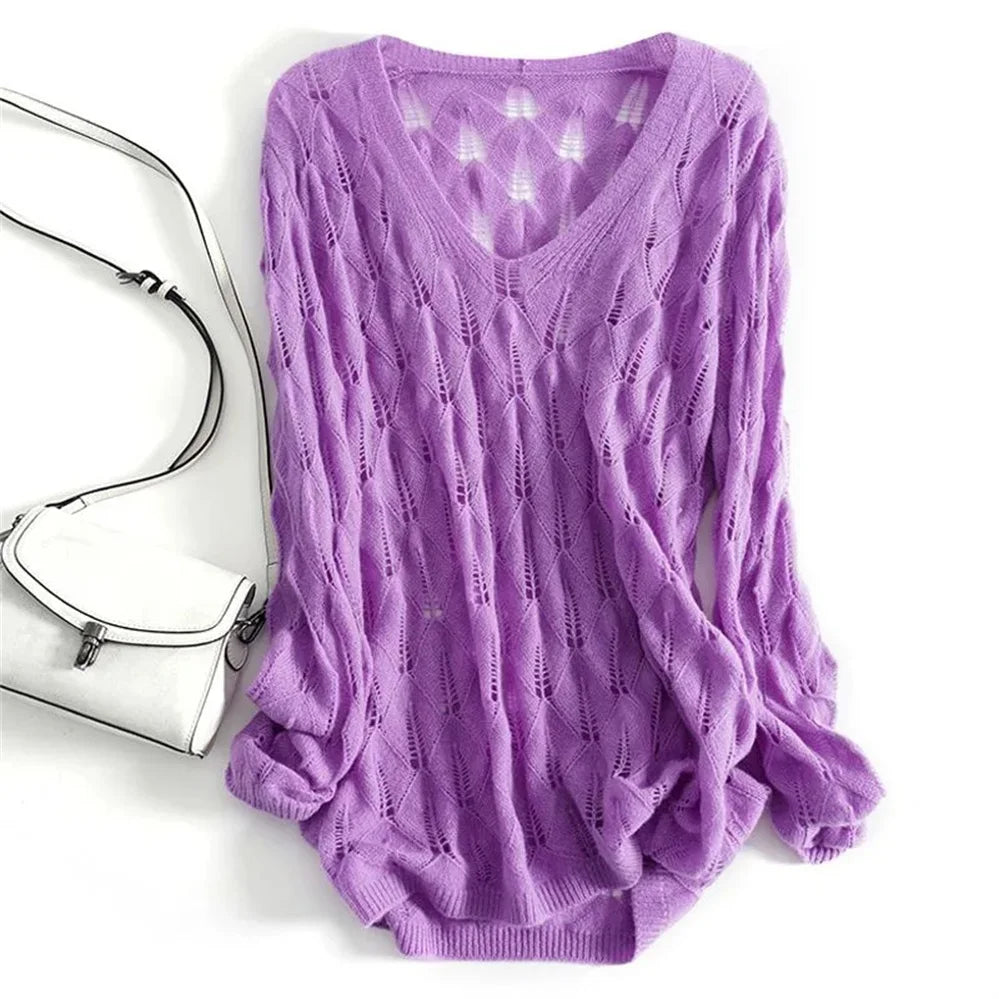 Aveline Open Knit Cardigan