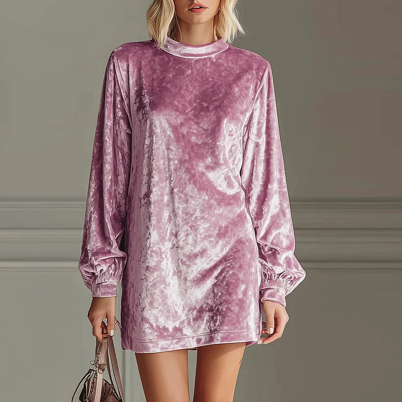 Delaney Velvet Mini Dress
