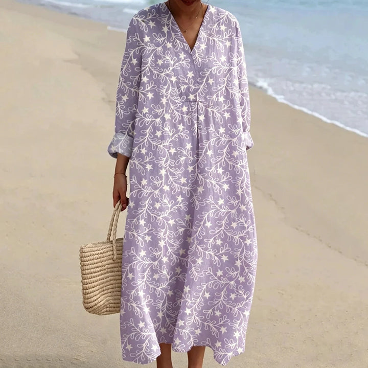 Margaux Boho Print Maxi Dress