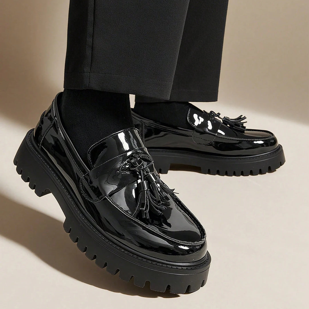 Monaco Leather Tassel Loafers