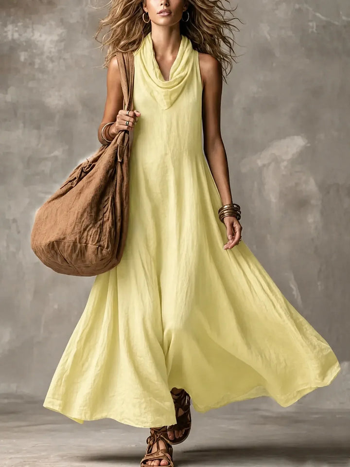 Isadora Cowl Neck Maxi Dress