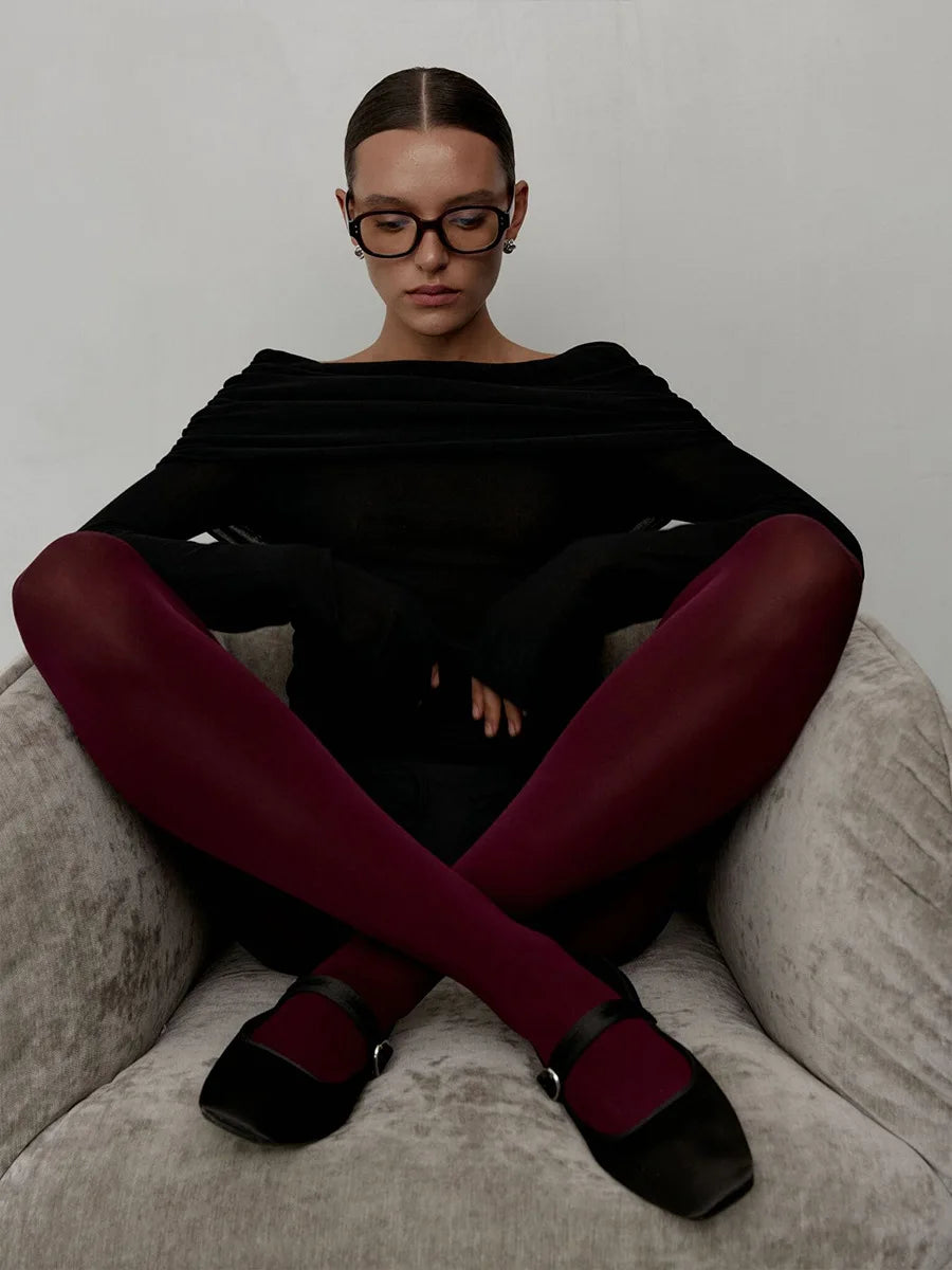 Eliza Foldover Neck Sweater