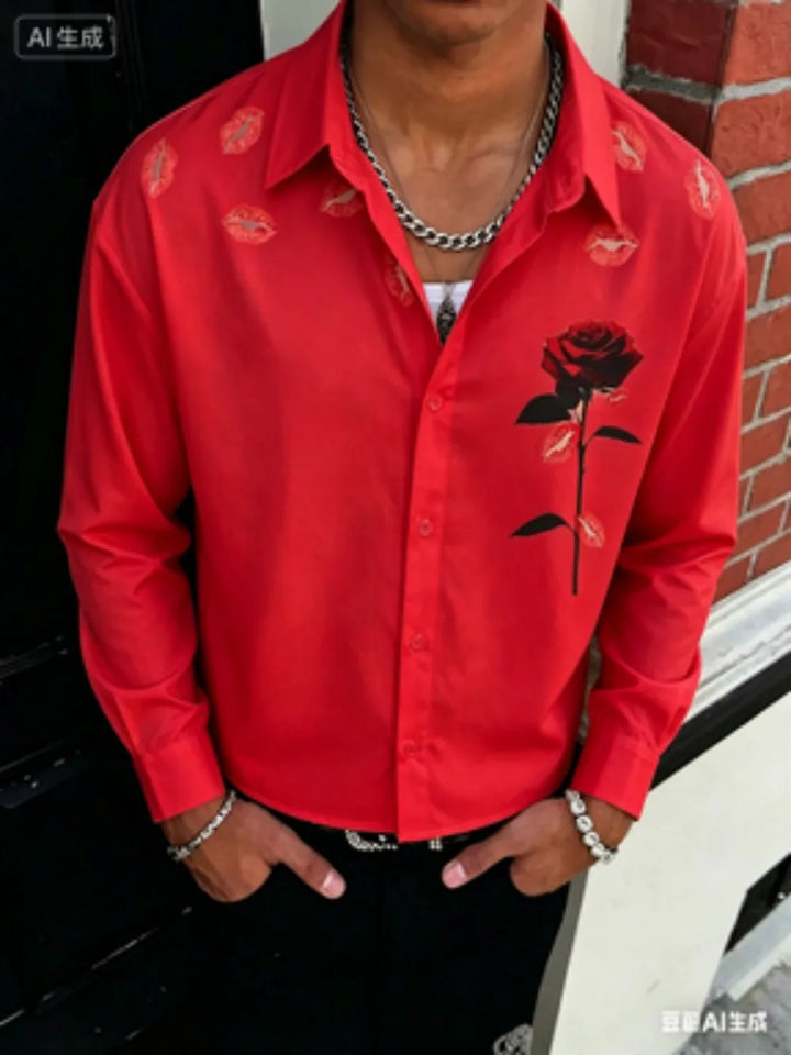 Hudson Graphic Button Front Shirt