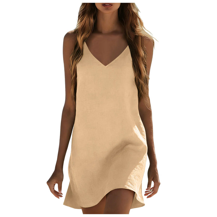 Taliyah Cotton Linen Mini Dress