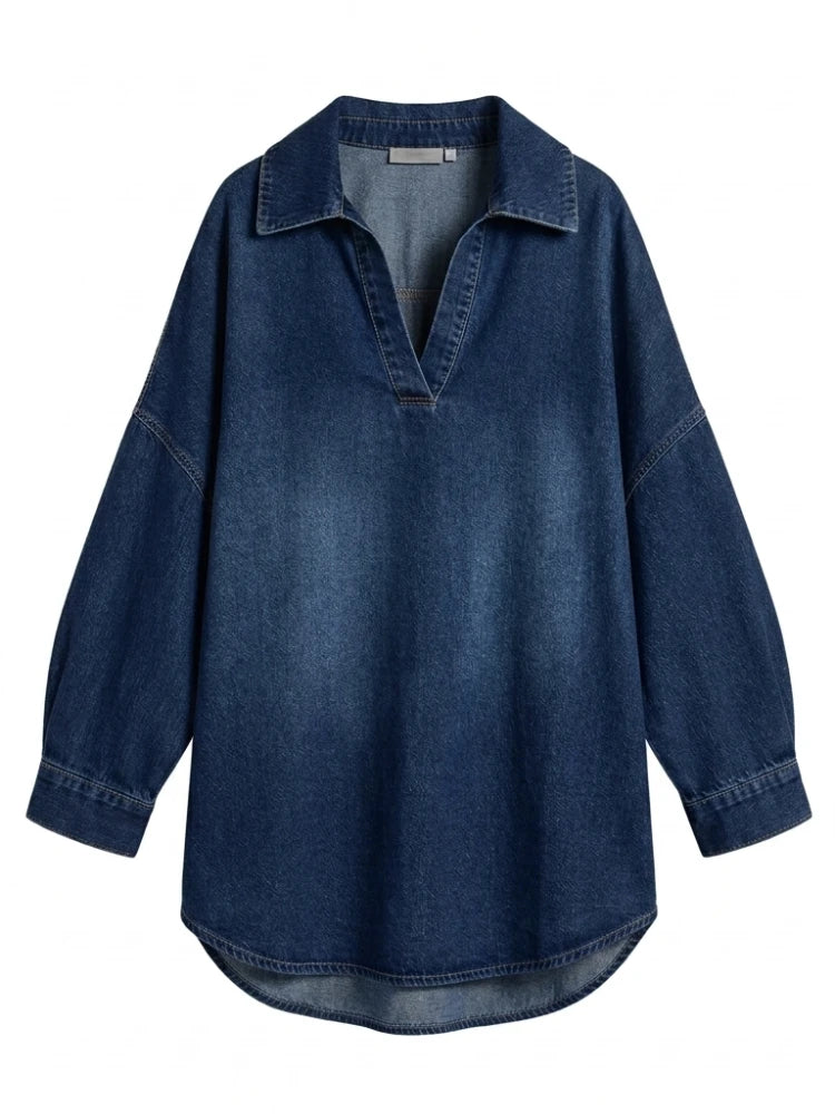 Delphine Washed Denim Shirt