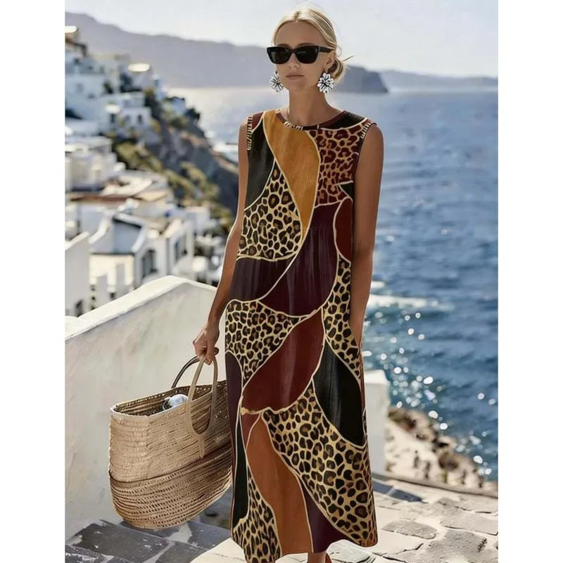 Alessia Relaxed A Line Maxi Dress
