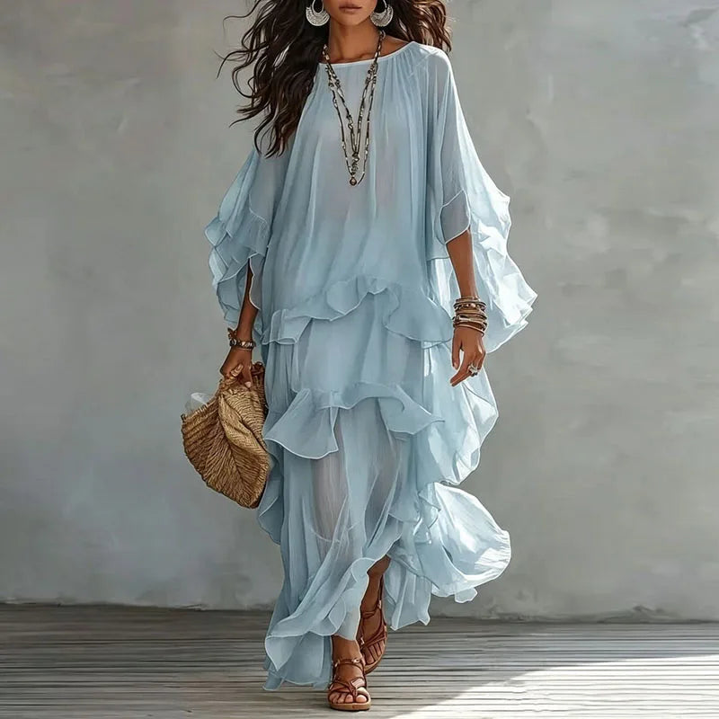 Laila Tiered Ruffle Maxi Dress