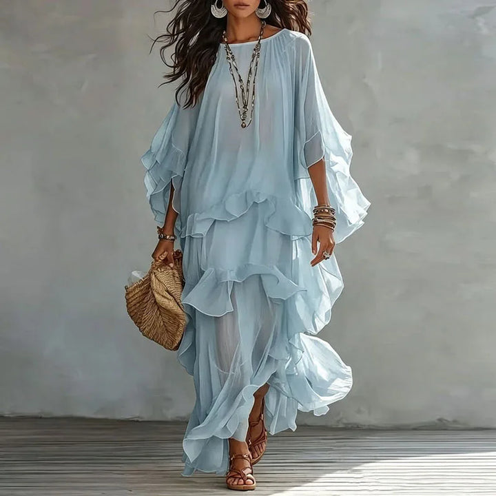 Laila Tiered Ruffle Maxi Dress