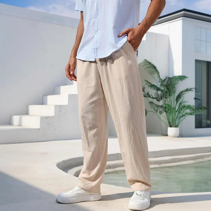 Callum Relaxed Linen Trousers