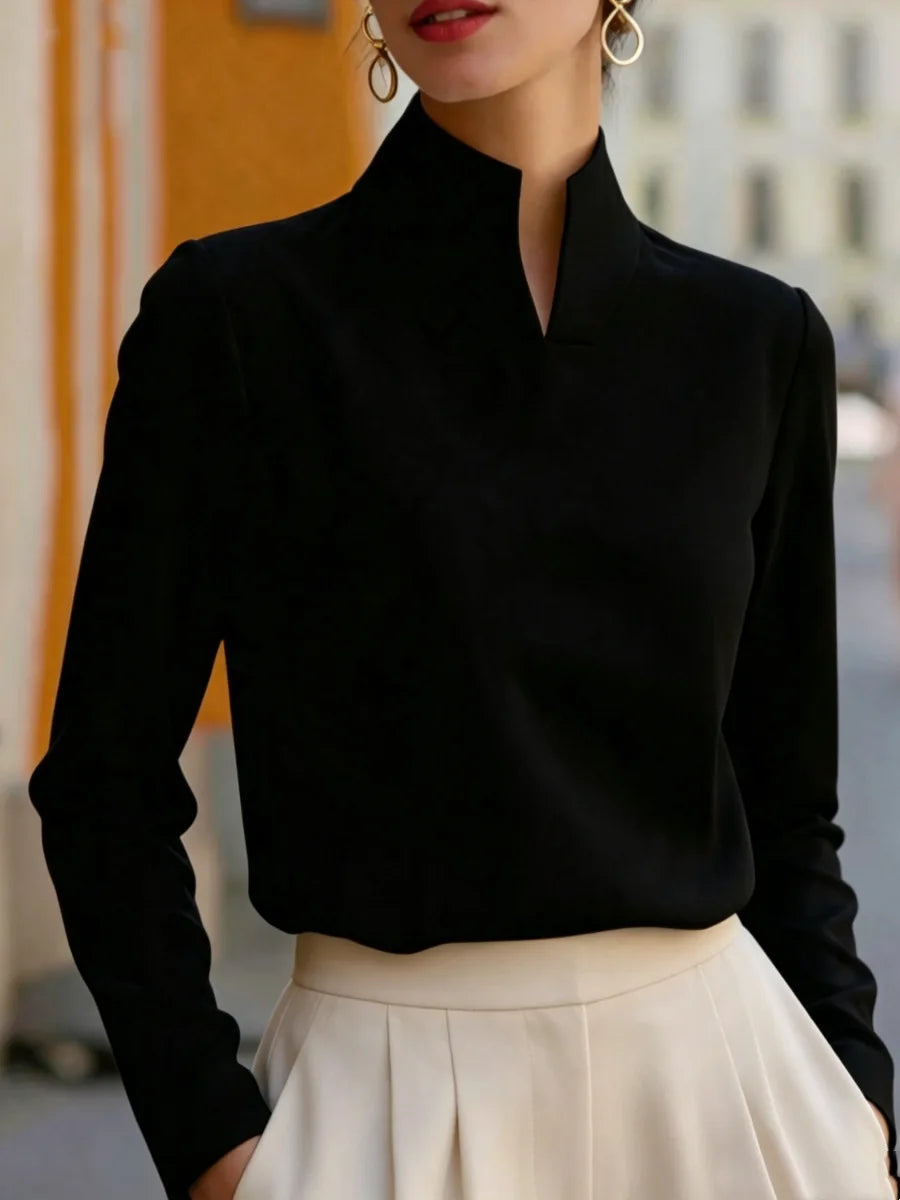 Annabelle Stand Collar Blouse