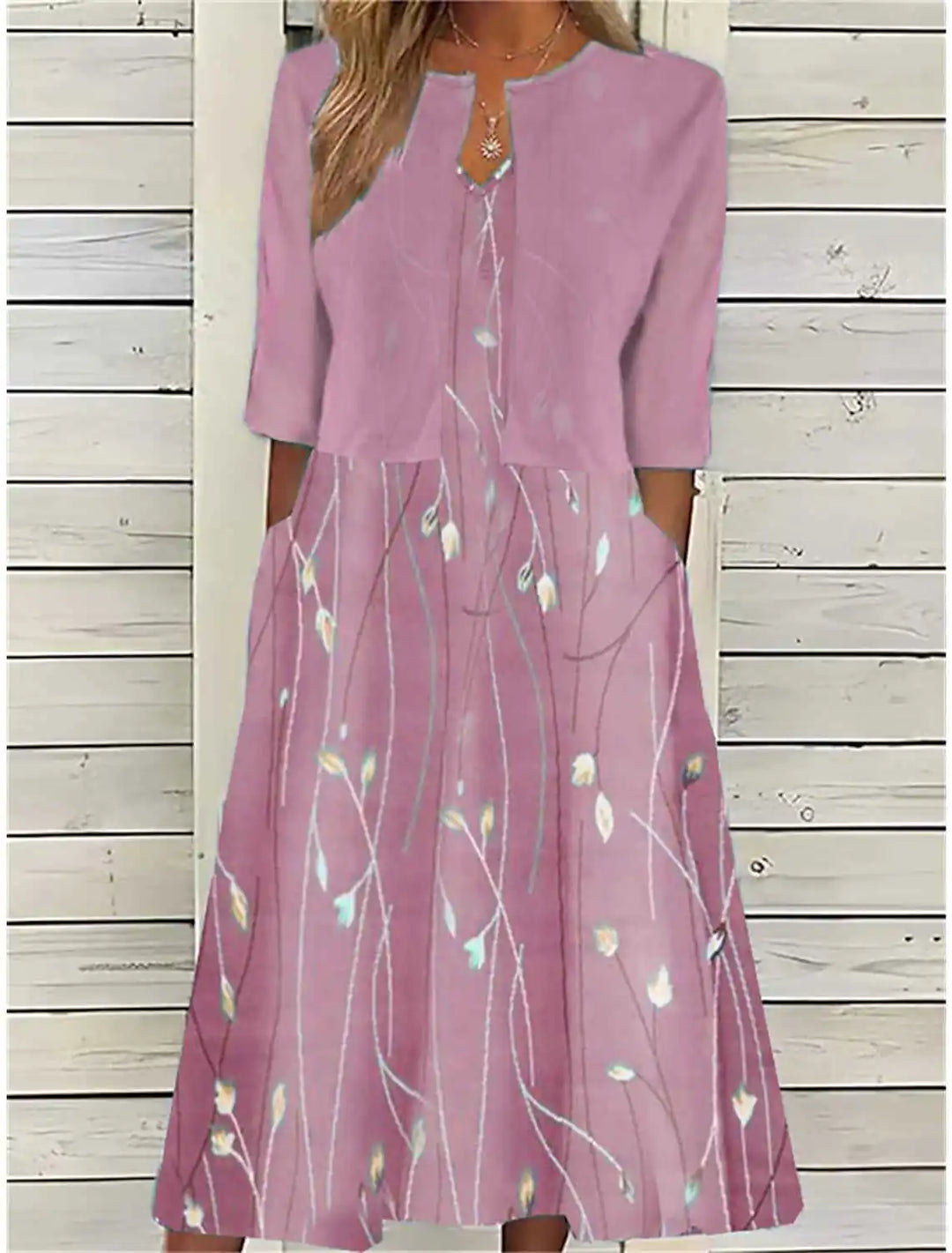 Aimee Floral Midi Dress