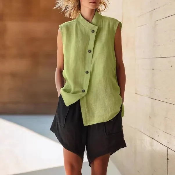 Kaia Button Front Two-Piece Set