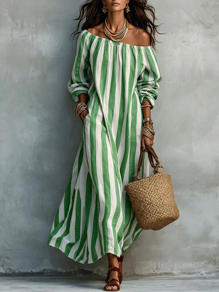 Natalie Off Shoulder Maxi Dress