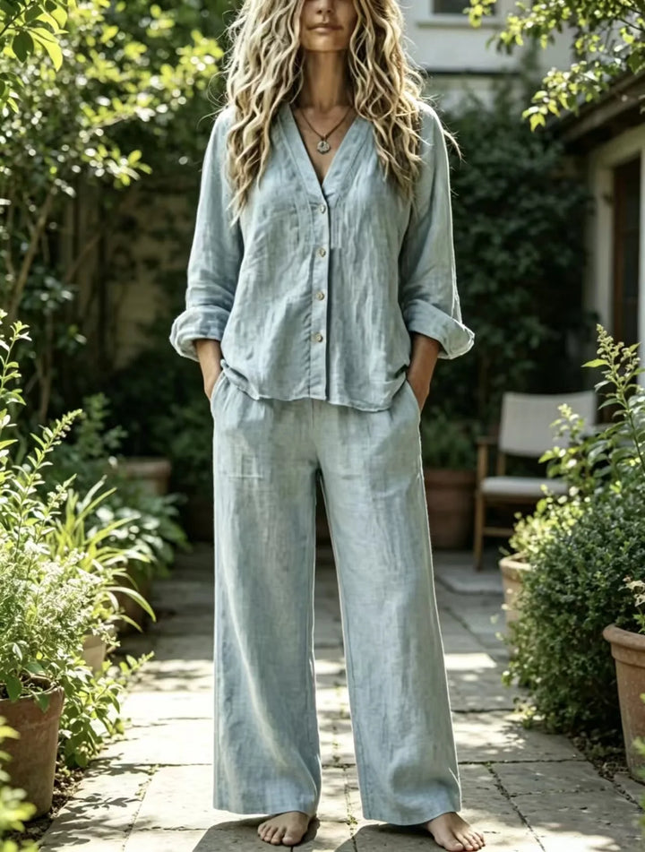 Rosalie Relaxed Summer Two-Piece Set