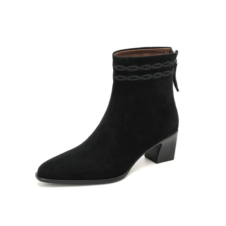 Marisol Square Toe Ankle Boots