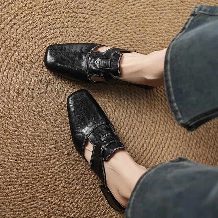 Celeste Genuine Leather Mules